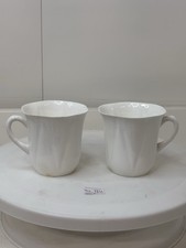 2 X Shelley Dainty White