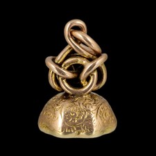 Antique georgian engraved gold - antique,
