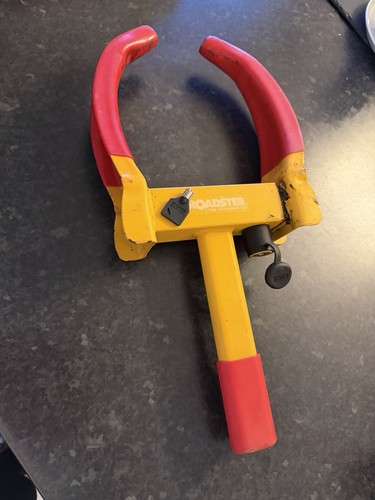 Caravan trailer wheel clamp - trailer,