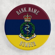 Personalised Military Coaster Royal Army Medical Corps Round Drink Mat TRC82