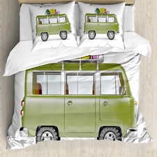 Camper Duvet Cover Retro