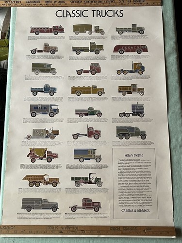 Vintage classic trucks - classic, old