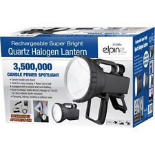 3.5 MILL CANDLE POWER LIGHT LED TORCH SPOTLIGHT HALOGEN FLASHLIGHT RECHARGEABLE