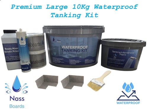 Waterproof tanking kit 10kg - kit,,