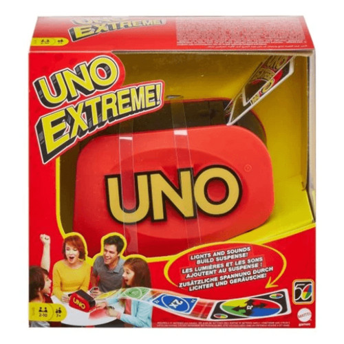 Uno extreme card game with - card,