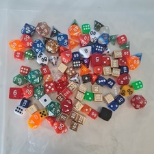 100 DICE LOT: Odd Mixed Unique