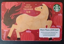 STARBUCKS CARD 2026 " YEAR OF