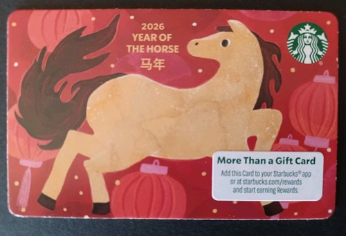 Starbucks card 2026 year of - year,