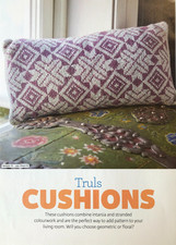 Arne & Carlos knitting pattern DK Scandinavian pattern cushions in 2 designs
