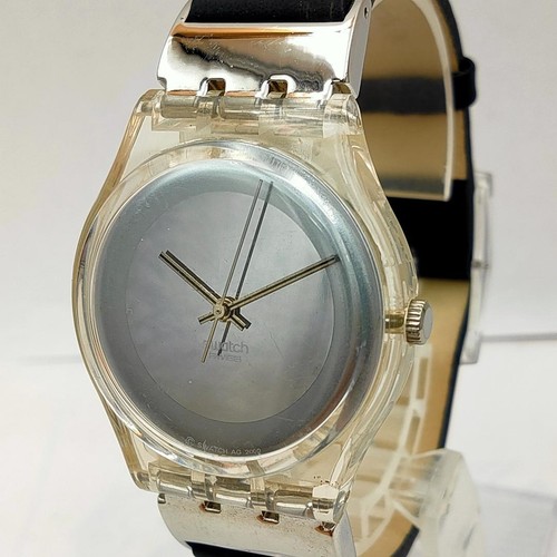Vintage swatch clear case - swatch,