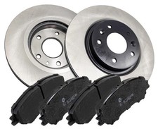 FOR RENAULT KADJAR 1.6 2016 ON FRONT VENTED BRAKE DISCS AND PADS SET 296 MM