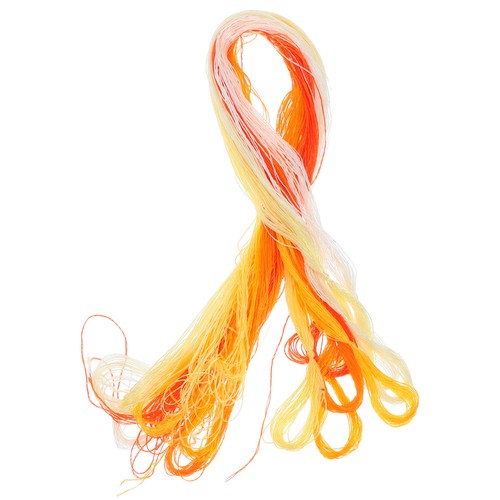 8pcs natural silk embroidery - natural,