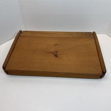 Vintage Wooden Oak Portable