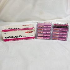 Sanyo MC-60 Micro Audio Cassette Tapes Job Lot X10