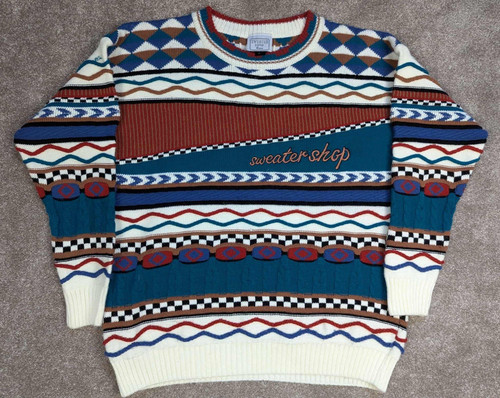 Vintage sweater shop retro - shop,