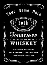 PERSONALISED Name JD Label