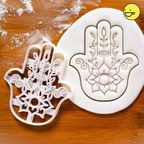 Hamsa hand cookie - hamsa, cutter