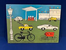 LARGE VINTAGE 8 PIECE TRAY WOODEN JIGSAW - COMPLETE - FREE UK POSTAGE!!