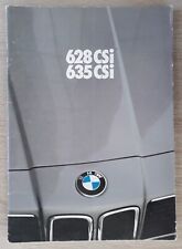 BMW 628 CSi & 635 CSi Brochure