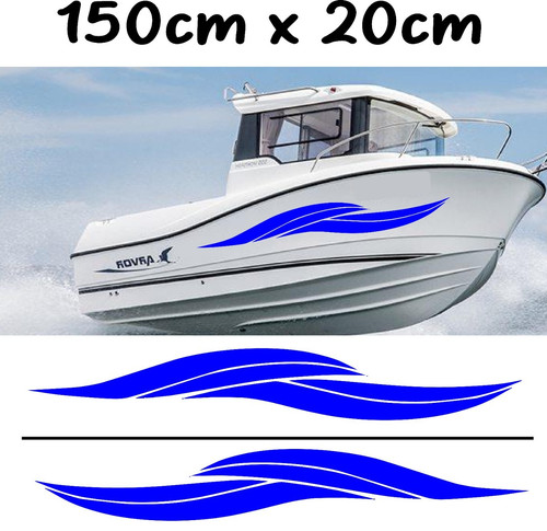 5ft wave hull sticker graphics - 5ft,