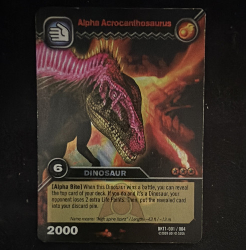 Upper deck dinosaur king tcg - dinosaur,