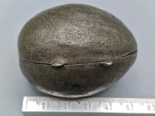 Vintage Metal Hinged Egg Mould – Confectionery / Chocolate / Marzipan /...