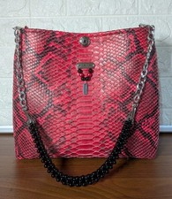 Red Snakeskin Pattern Medium