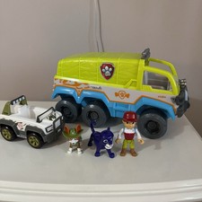 PAW PATROL JUNGLE TERRAIN RESCUE VEHICLE & CRUISER, TRACKER  & RYDER