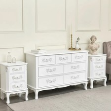 Antique White 7 Drawer Chest