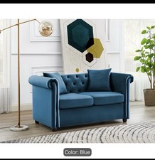 Scotia seater teal - 2, blue