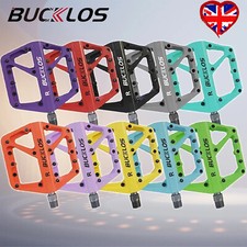 9/16“ Bicycle Pedal Flat/Platform Pedals 3 Bearing Mountain Bike Fit Shimano MTB