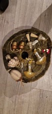 Selection of Toadstools and Acorns Christmas Decorations
