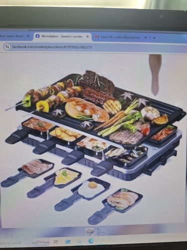 Swedish raclette electric