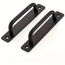 2Pcs Black Door Pull Handles