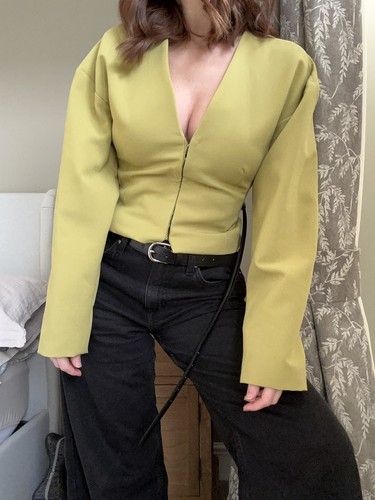 New zara fitted blazer belt - fitted,