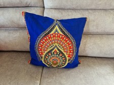 Handmade Ankara Fabric ( African Print) Cushion Cover  - 100% Cotton