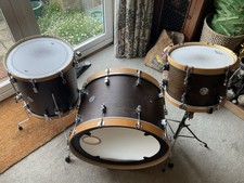 PDP by DW Concept Maple Drum Kit Walnut & Natural Finish 24” Kick Shell Pack