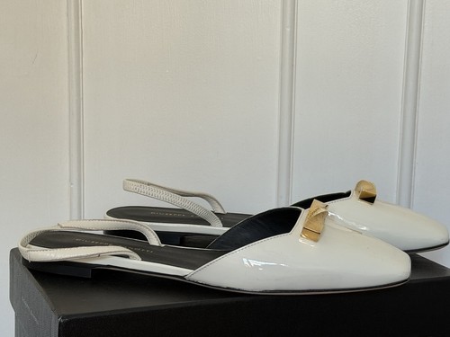 Giuseppe zanotti white patent - giuseppe,