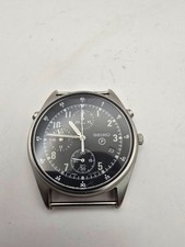 1993-99 Seiko 'Gen 2' RAF Military Issue Mens Watch Chrono New Battery