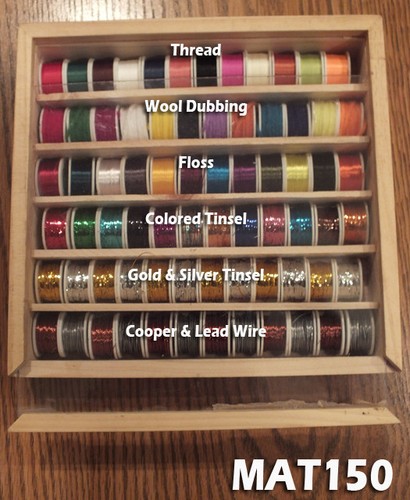 Assorted fly tying floss - assorted,