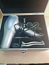 Lovely Hairdressers Box With Nicky Clarke Frizz Control Hairdryer, 4 Lge Hook &