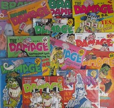 BRAIN DAMAGE Comic x4 CREATE