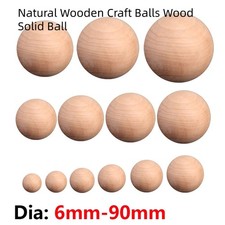 Dia 6mm-90mm Natural Wooden
