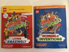 2 Lego Create The World Albums: Living Amazingly:part/Incredible Inventions:full
