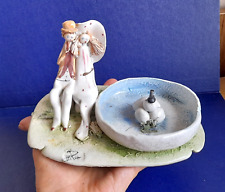 Lino Zampiva Vintage Figurine Couple by House Spaghetti Hair – Italy 1980’s