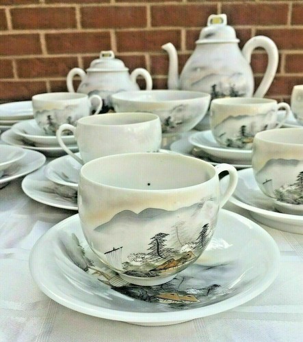 Eggshell tea set delicate - set,