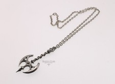 Alchemy Gothic Brannon's Axe Necklace P200 Goth 1996 Biker Viking Pewter