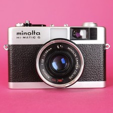 Minolta Hi.Matic G Compact Camera With 2,8/38mm Rokkor Lens, Working Order
