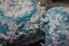 white/turquoise blue mini