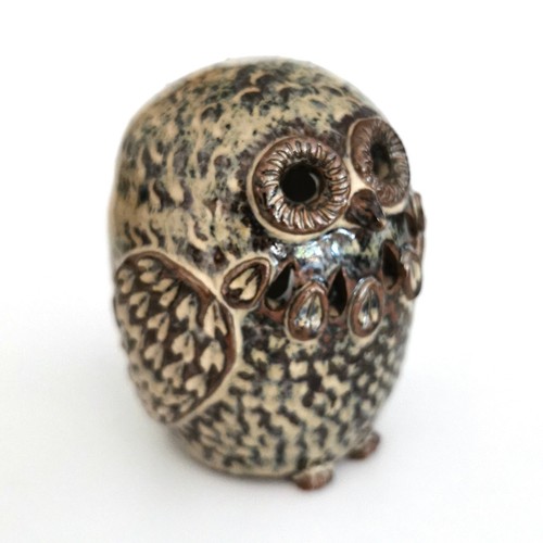 Studio pottery owl tea - owl,